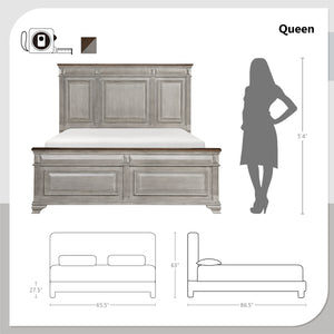 Reese Panel Bed, Queen