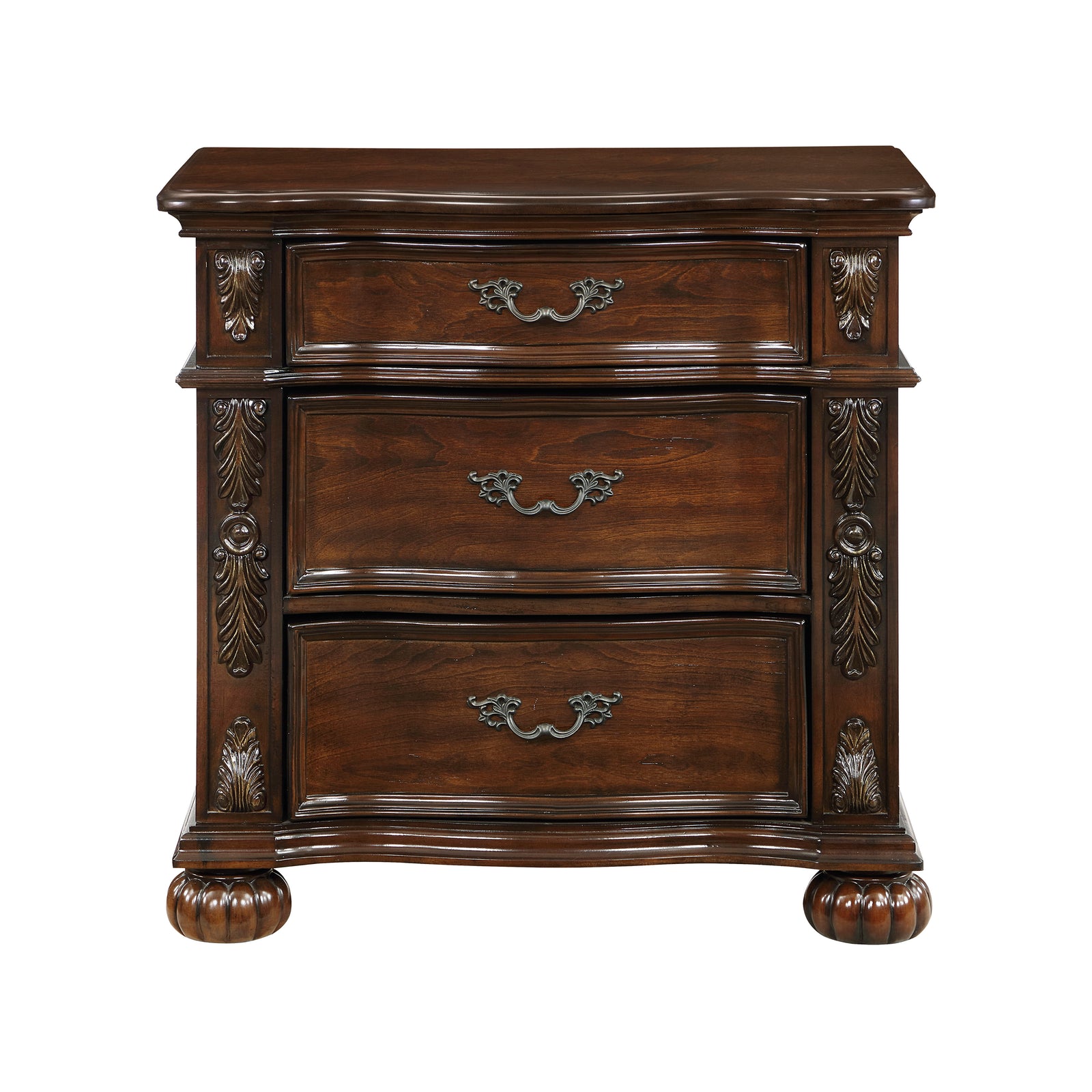 Carla 3-Drawer Nightstand