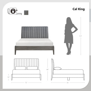 Riza Platform Bed, California King