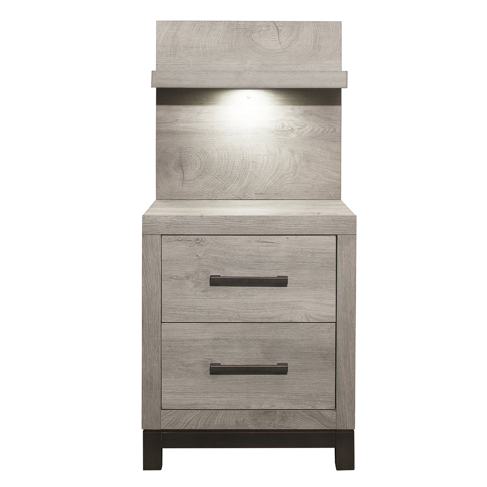 Lufkin Night Stand with Wall Panel