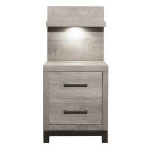 Lufkin Night Stand with Wall Panel