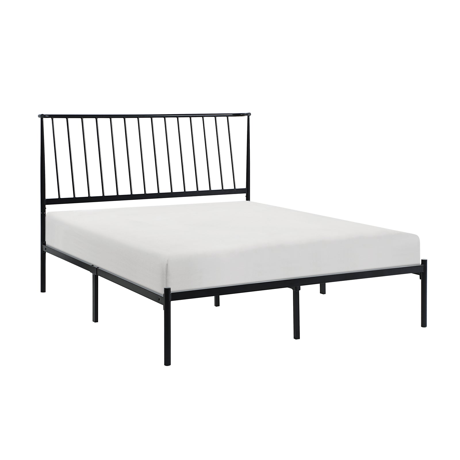 Trento Metal Platform Bed, Queen