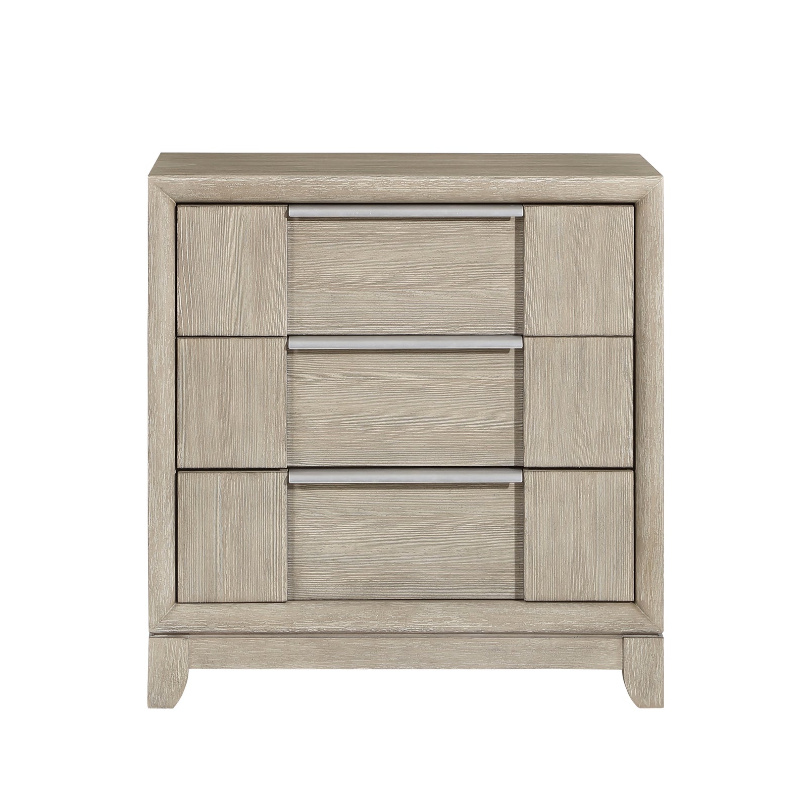 Merlot 3-Drawers Nightstand