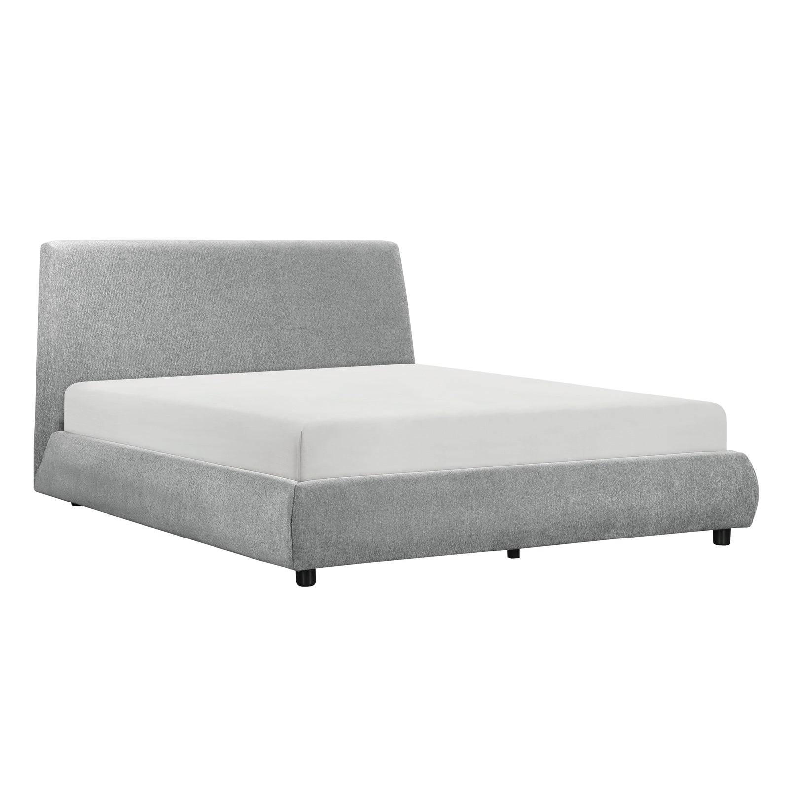Riverton Chenille Upholstered Platform Bed, Full