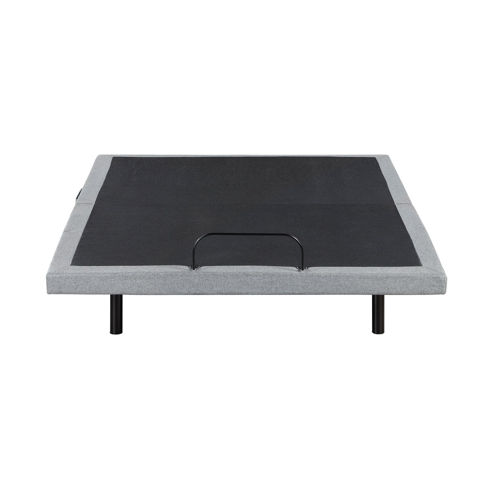 Maisonelle Textured Fabric Full Power Head and Foot Adjustable Bed Frame with Massage, Zero Gravity, Charging Ports and Nightlight