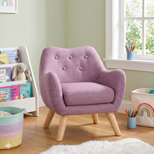 Elvaria Textured Fabric Kid's Chair