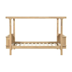 Fina Twin Canopy Platform Bed