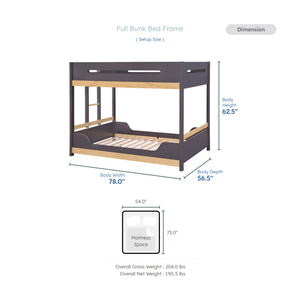 Corvella Full Over Full Bunk Bed