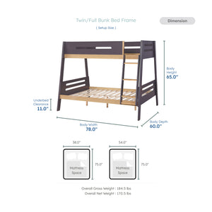 Corvella Twin Over Full Bunk Bed