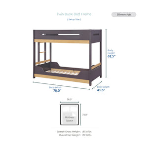 Corvella Twin Over Twin Bunk Bed