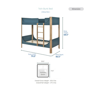 Niva Twin/Twin Bunk Bed