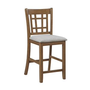 Diya Textured Fabric Counter Height Chair