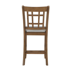 Diya Textured Fabric Counter Height Chair
