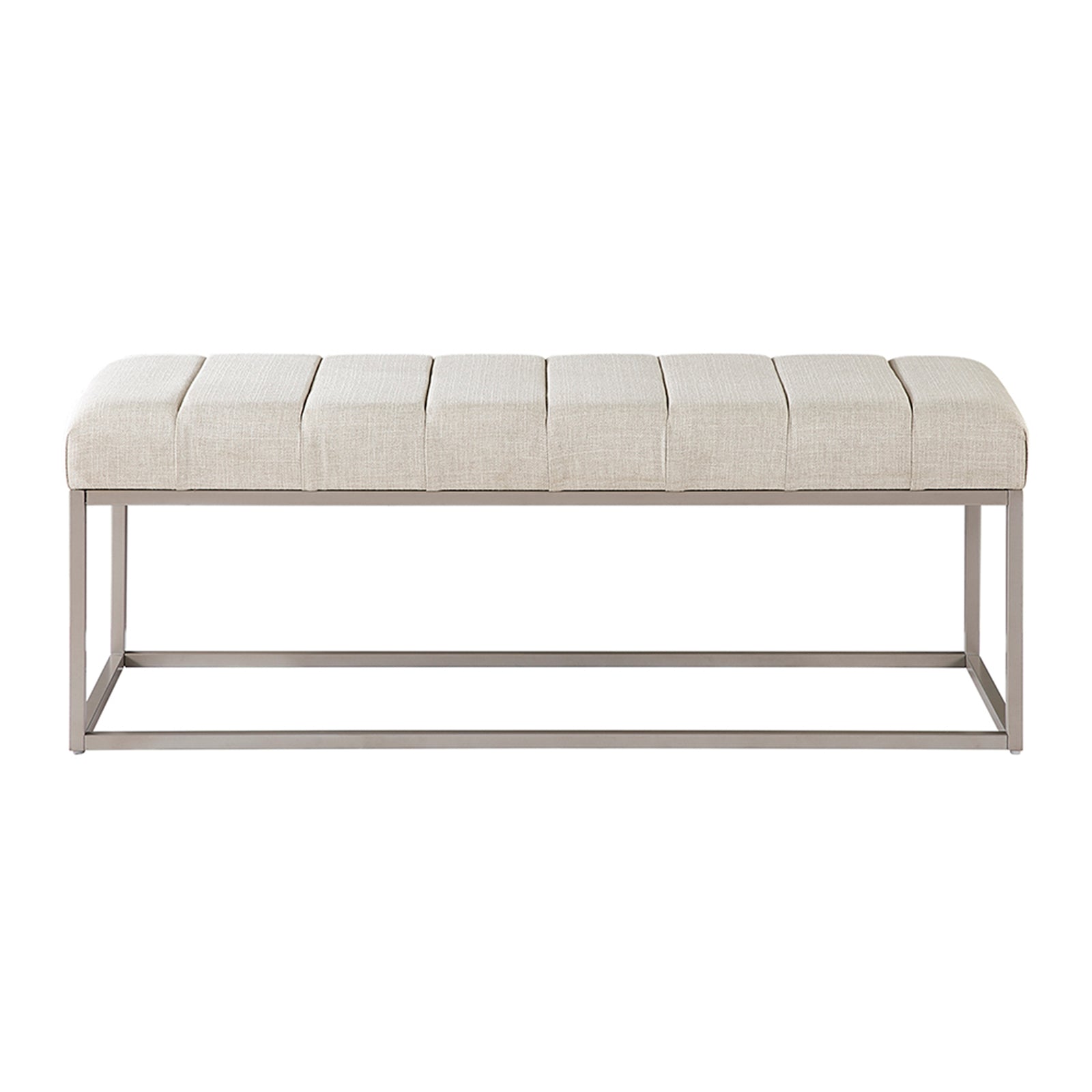 Savoy Textured Fabric Bench