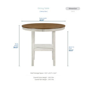 Valencia 5-Piece Pack Counter Height Dining Set
