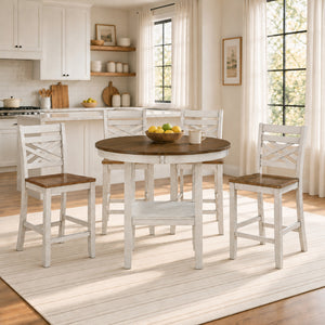 Valencia 5-Piece Pack Counter Height Dining Set