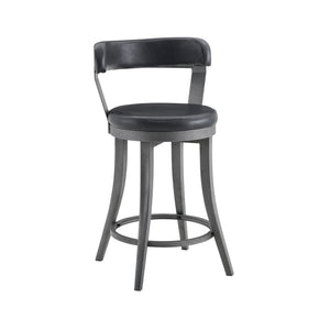 Serena Faux Leather Swivel Counter Height Chair
