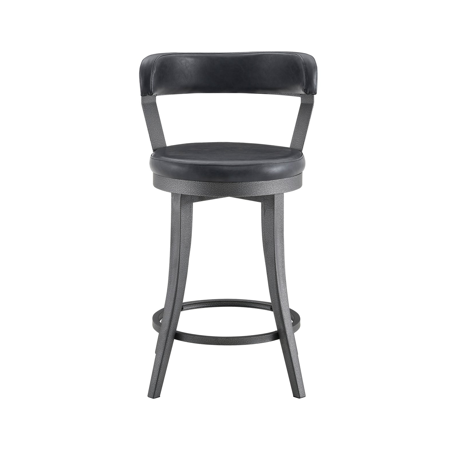 Serena Faux Leather Swivel Counter Height Chair