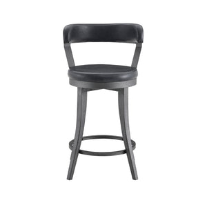 Serena Faux Leather Swivel Counter Height Chair