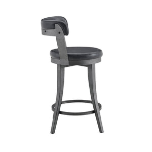 Serena Faux Leather Swivel Counter Height Chair