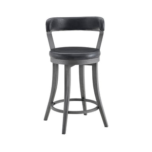Serena Faux Leather Swivel Counter Height Chair