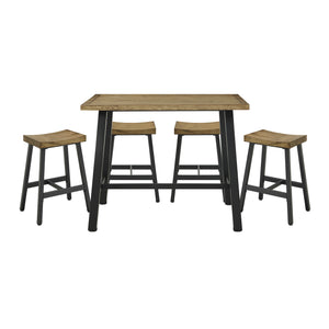 Blyn 5-Piece Pack Counter Height Dining Set