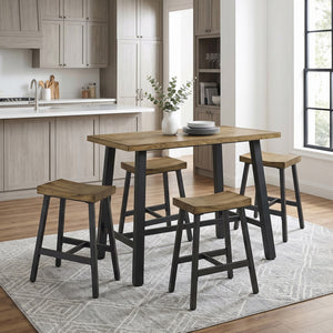 Blyn 5-Piece Pack Counter Height Dining Set