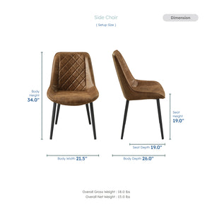 Alessia Faux Leather Dining Chair