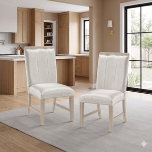 Brevani Textured Fabric Dining Chair