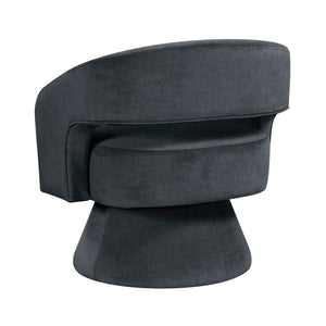 Arden Velvet Fabric Swivel Chair