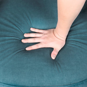 Arden Velvet Fabric Swivel Chair