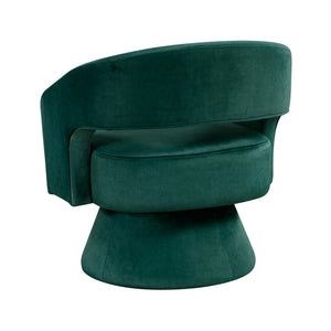 Arden Velvet Fabric Swivel Chair