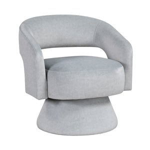 Arden Velvet Fabric Swivel Chair