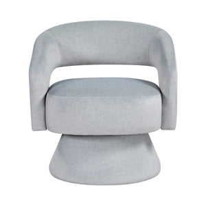 Arden Velvet Fabric Swivel Chair