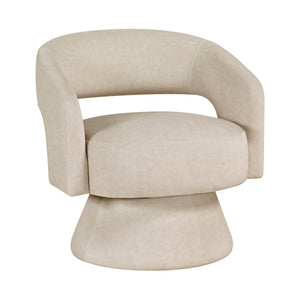 Arden Velvet Fabric Swivel Chair