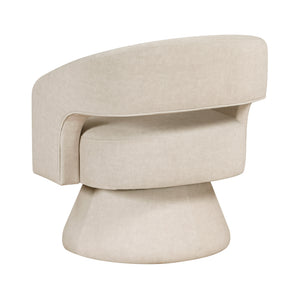 Arden Velvet Fabric Swivel Chair