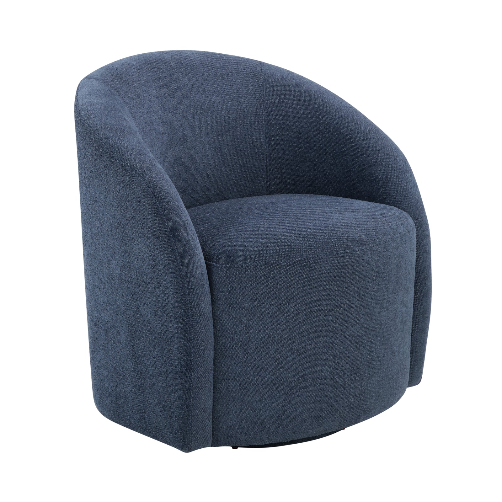 Tapestry Boucle Fabric Swivel Chair