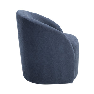 Tapestry Boucle Fabric Swivel Chair