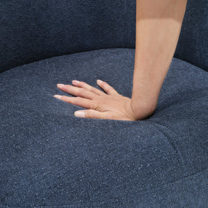 Tapestry Boucle Fabric Swivel Chair