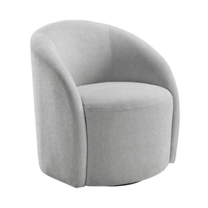 Tapestry Boucle Fabric Swivel Chair