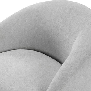Tapestry Boucle Fabric Swivel Chair