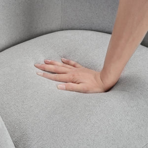 Tapestry Boucle Fabric Swivel Chair