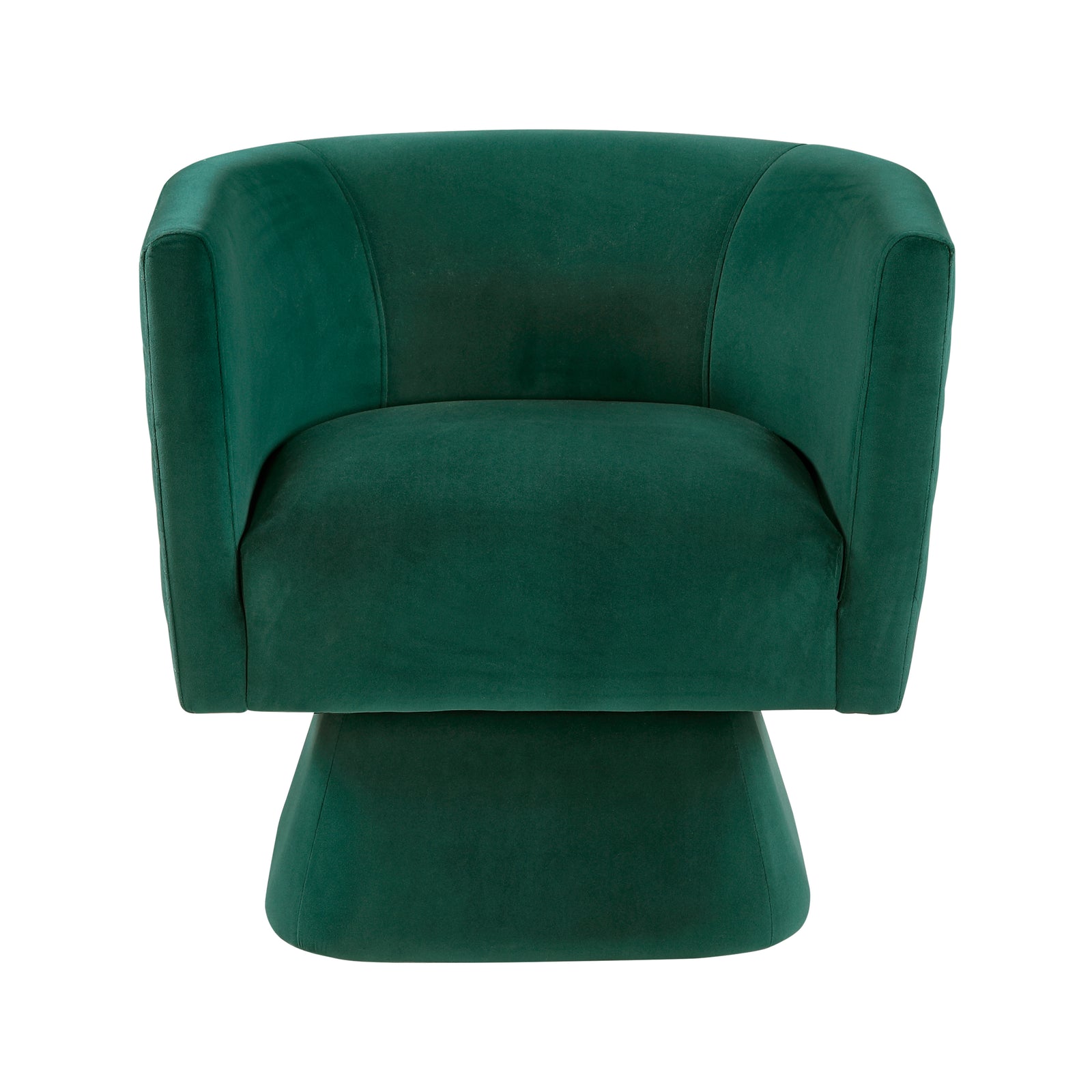 Gale Velvet Fabric Swivel Chair