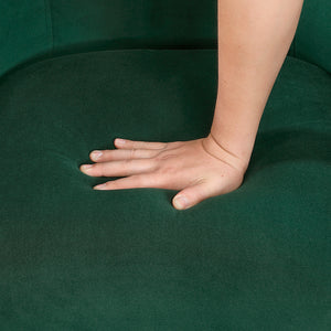 Gale Velvet Fabric Swivel Chair