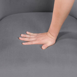 Gale Velvet Fabric Swivel Chair