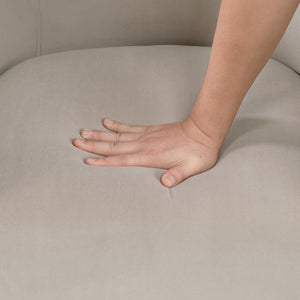 Gale Velvet Fabric Swivel Chair