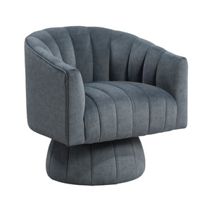 Briar Velvet Fabric Swivel Chair