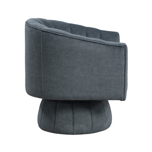 Briar Velvet Fabric Swivel Chair