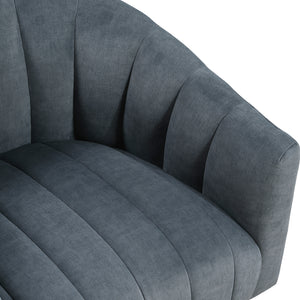 Briar Velvet Fabric Swivel Chair