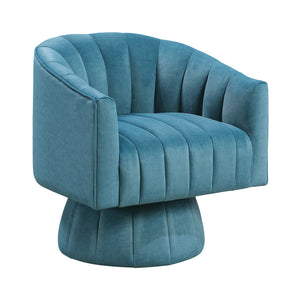 Briar Velvet Fabric Swivel Chair
